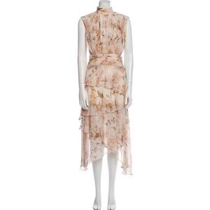 Shona Joy. Nina Sleeveless Ruched Midi Dress